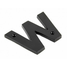 Litera "W" 78x8mm czarna