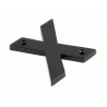 Litera "X" 78x8mm czarna