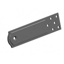 Łącznik poziomy 148x37mm czarny mod. 3050 AMIG