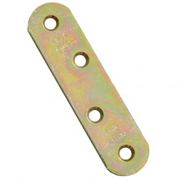 Łącznik budowlany 80x19mm mod.2 żółty ocynk