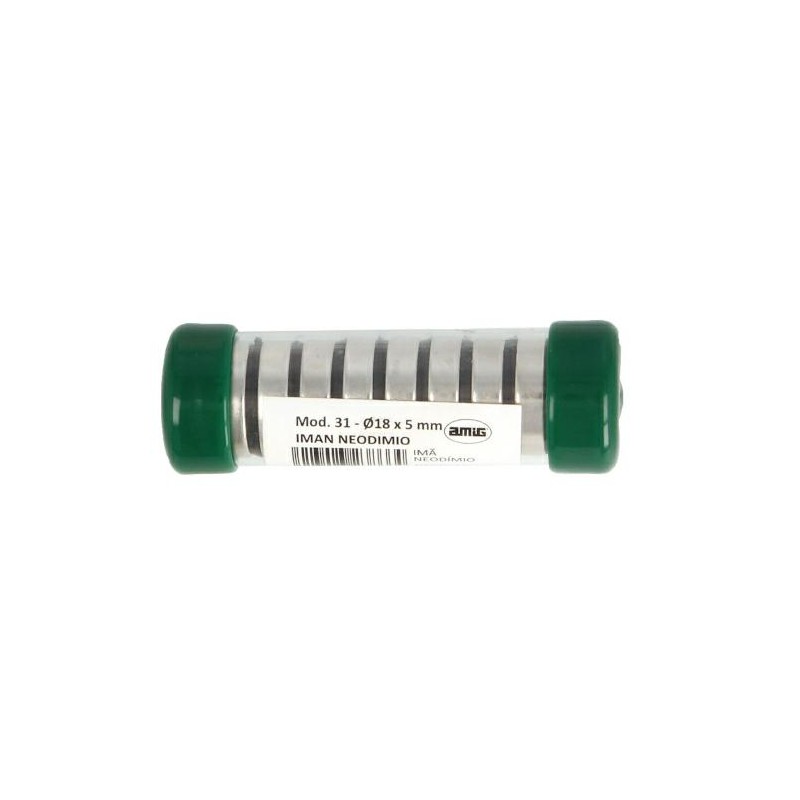 Magnes neodymowy fi.18x5mm 10szt. mod.31