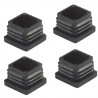 Nakładki meblowe zaślepki do nóg 22x22mm wpuszczane 4szt. mod. 651 DIS