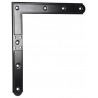 Narożnik 220x220mm czarny 96mm górny lewy / dolny prawy