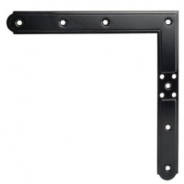 Narożnik 220x220mm czarny 96mm górny prawy / dolny lewy