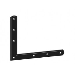 Narożnik okiennicy 220x220x28mm czarny mod. 3095 AMIG