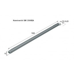 Nawiewnik 544mm biały 3500EA przykręcany mod.Trimvent SM