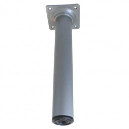 Noga 4-30x200 okrągła srebrna