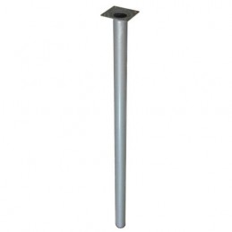 Noga do stołu wys. 70cm okrągła śr. 30 srebrna mod. 4