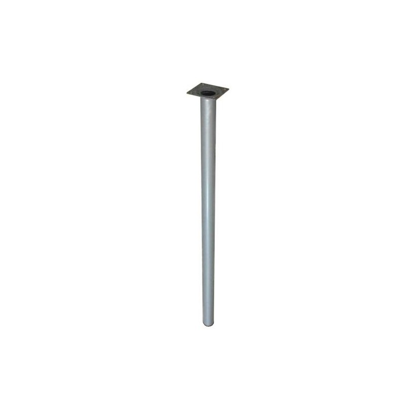 Noga do stołu wys. 70cm okrągła śr. 30 srebrna mod. 4