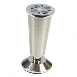 Noga meblowa wys.100mm niklowana mod.8