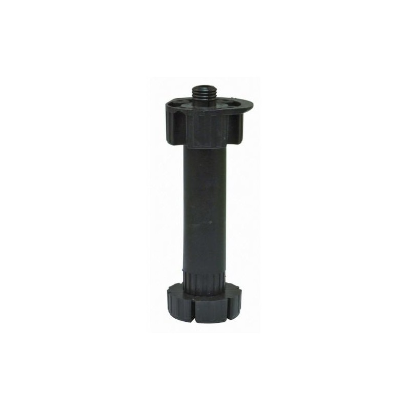 Regulowana plastikowa noga wys.95-120mm gwing 13mm czarna mod.9