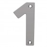 Cyfra 1 INOX 10cm przykręcana blister