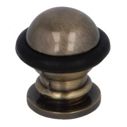 Odbój 22x30mm złoto antyczne / czarny odbojnik podłogowy mod. 203