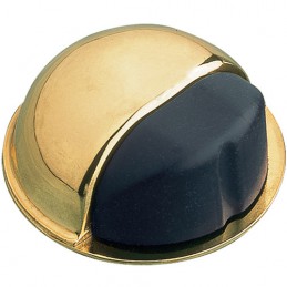 Odbój drzwiowy 50x22mm złoty / czarny odbojnik podłogowy mod. 400
