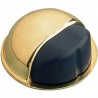 Odbój drzwiowy 50x22mm złoty / czarny odbojnik podłogowy mod. 400 DIS