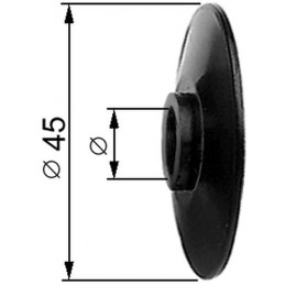 Osłona otworu czarna M12