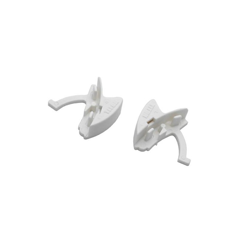 Pair Maxiglaze Snibs white 9010 prawe