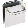 Pochwyt na szyldzie 180x180mm INOX mod.1