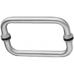 Pochwyt do drzwi szklanych podwójna 150mm inox mod.4