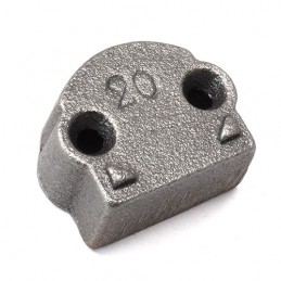 Podkładka pod zaczep końcowy pręta zasuwnicy 20mm surowa Cremone