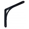 Wspornik półki stalowy czarny 150x125mm mod.10