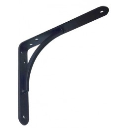 Wspornik półki stalowy czarny 150x125mm mod.10