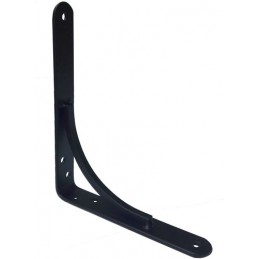 Wspornik półki stalowy czarny 200x150mm mod.10