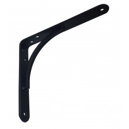 Wspornik półki stalowy czarny 200x150mm mod.10