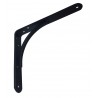 Wspornik półki stalowy czarny 200x150mm mod.10