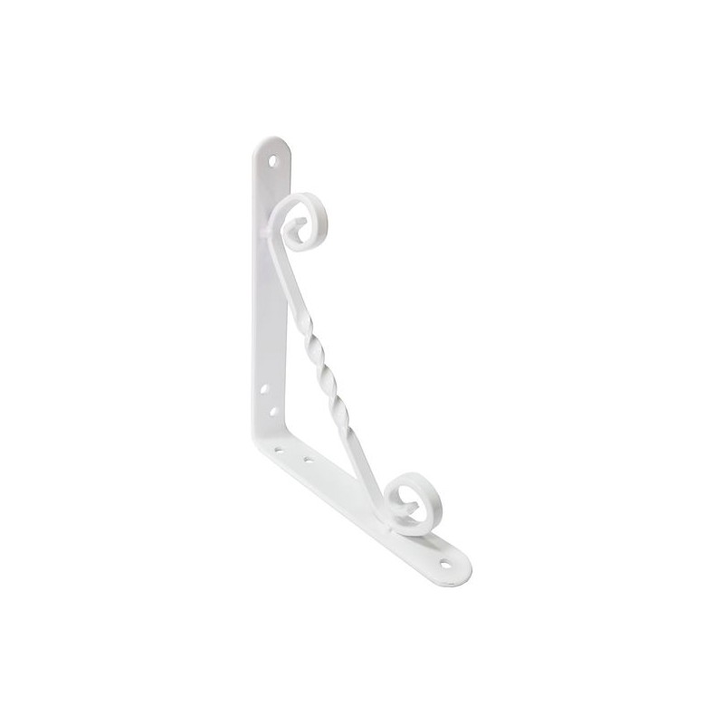 Wspornik półki stalowy biały 150x125mm mod. 11