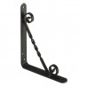 Wspornik półki stalowy czarny 200x150mm mod. 11