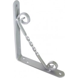 Wspornik półki stalowy szary metalik 200x150mm mod. 11