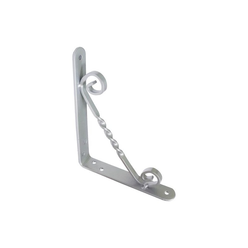 Wspornik półki stalowy szary metalik 200x150mm mod. 11