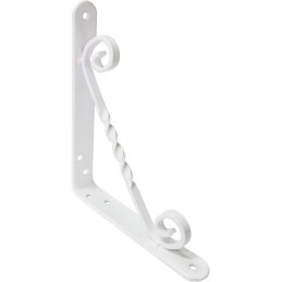 Wspornik półki stalowy biały 250x200mm mod. 11