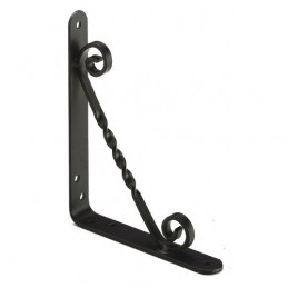 Wspornik półki stalowy czarny 250x200mm mod. 11