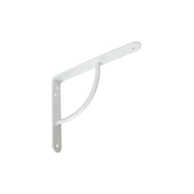 Wspornik półki stalowy biały 150x125mm mod. 12