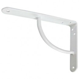 Wspornik półki stalowy biały 150x125mm mod. 12