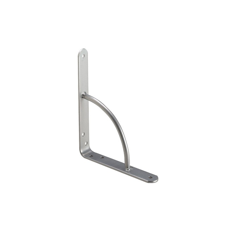 Wspornik półki wzmocniony stal szary metalik 250x200mm mod. 12