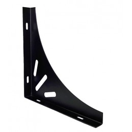 Wspornik półki stalowy czarny 200x200mm mod. 13