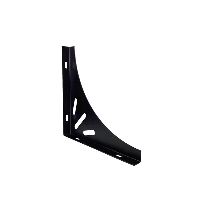 Wspornik półki stalowy czarny 200x200mm mod. 13