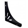 Wspornik półki stalowy czarny 200x200mm mod. 13