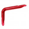 Wspornik półki stal czerwony 250x175mm mod. 14