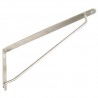 Wspornik półki stal nierdzewna INOX 240x120mm mod. 2000