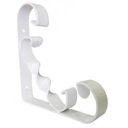 Wspornik półki wzmocniony stal biały 200x200mm mod.20