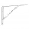 Wspornik półki wzmocniony stal biały 200x150mm mod. 21
