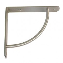 Wspornik półki wzmocniony stal nikiel satyna 170x170mm mod. 24