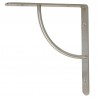 Wspornik półki wzmocniony stal nikiel satyna 220x220mm mod. 24