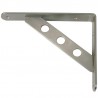 Wspornik półki wzmocniony stal nikiel satyna 200x160mm mod. 25