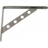 Wspornik półki wzmocniony stal nikiel satyna 250x190mm mod. 25