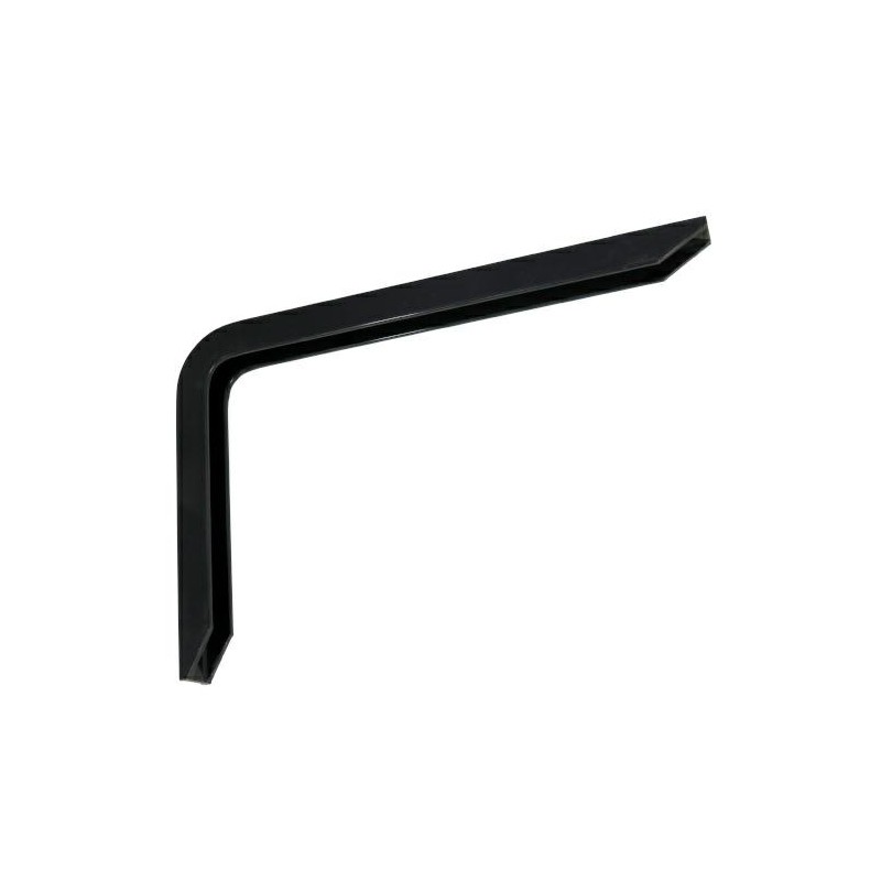 Wspornik półki aluminium czarny 200x150mm mod.4
